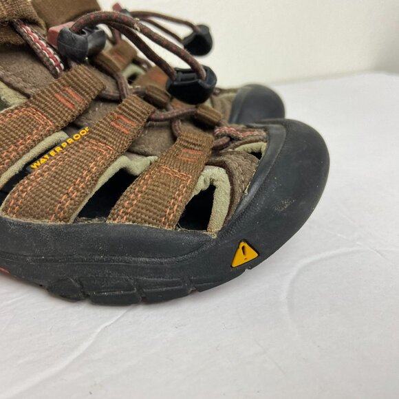 KEEN Adjustable Hiking Sandals Boys Brown Size 11 - Picture 3 of 9